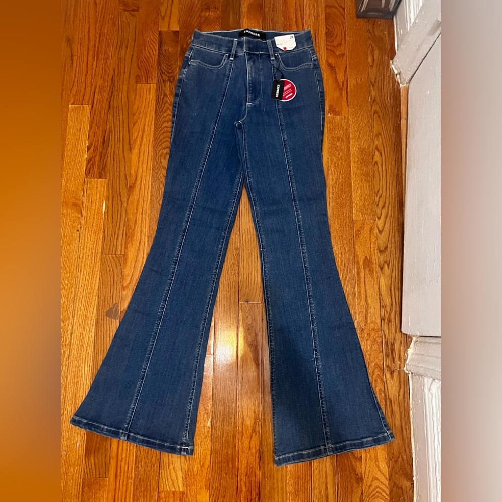EXPRESS 70’s Style Bell Bottom Jeans NWT